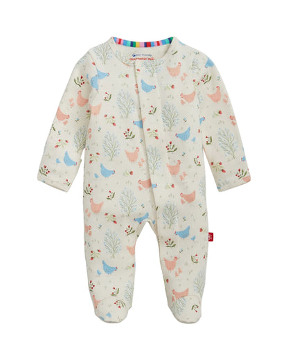 Chicken Tender Organic Cotton Magnetic Footie