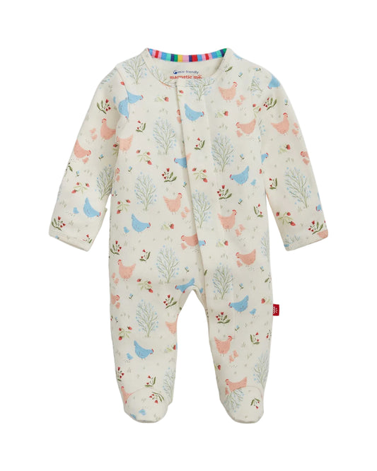 Chicken Tender Organic Cotton Magnetic Footie