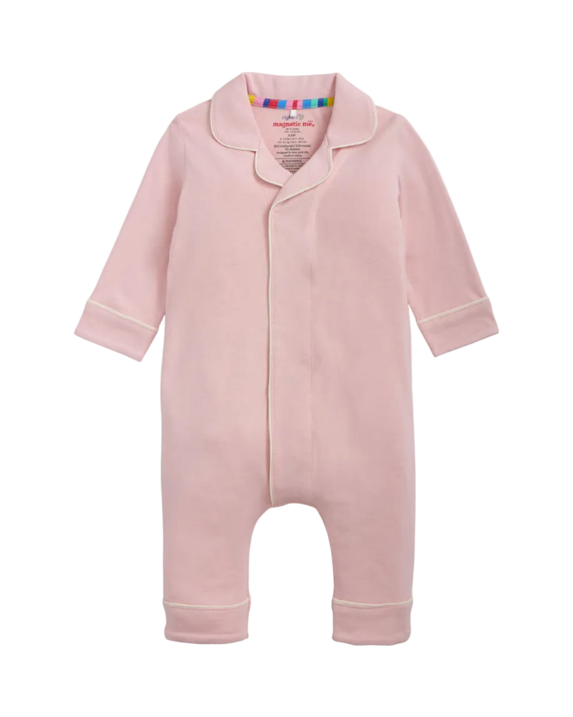 Blush Pink Right Fit Magnet Pant Romper