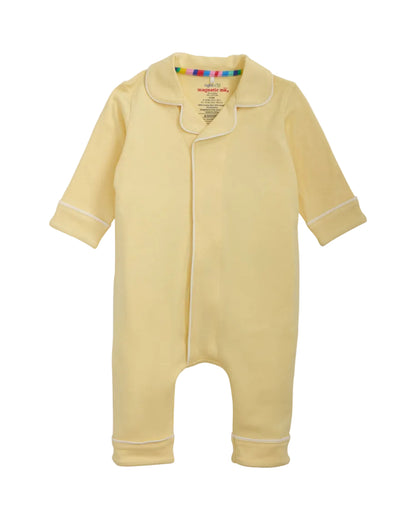 Stars Yellow Right Fit Magnetic Pant Romper
