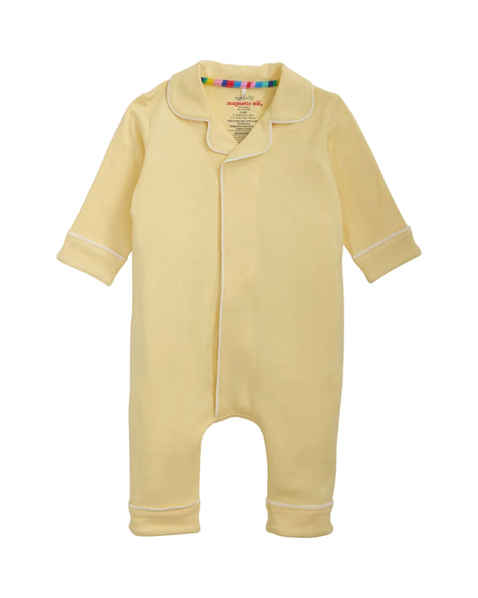 Stars Yellow Right Fit Magnetic Pant Romper