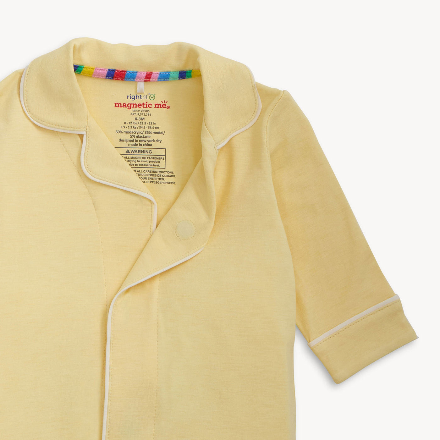Stars Yellow Right Fit Magnetic Pant Romper