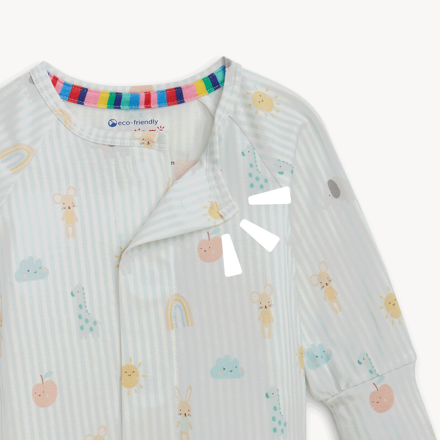 Lullaby Sky Blue Magnetic Footie