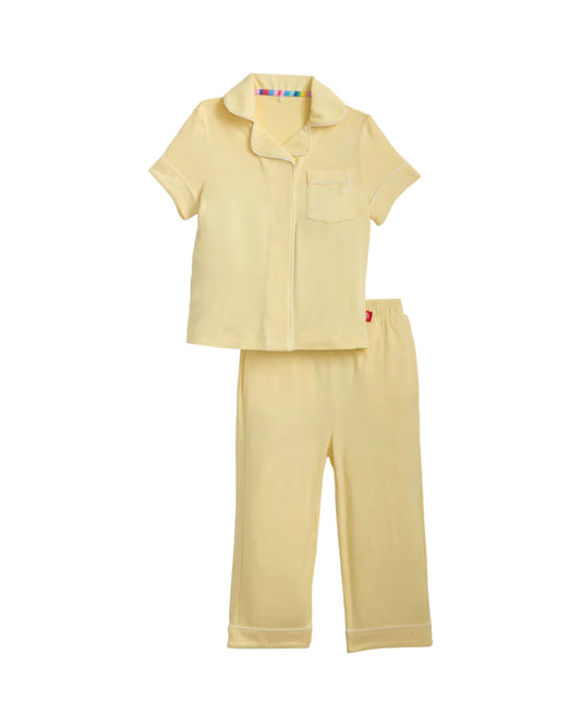 Stars Yellow Magnetic Pajama Set
