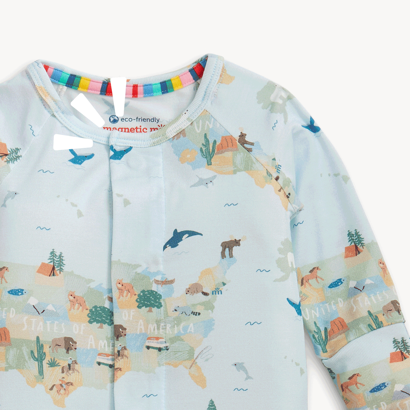 America The Beautiful Magnetic Coverall
