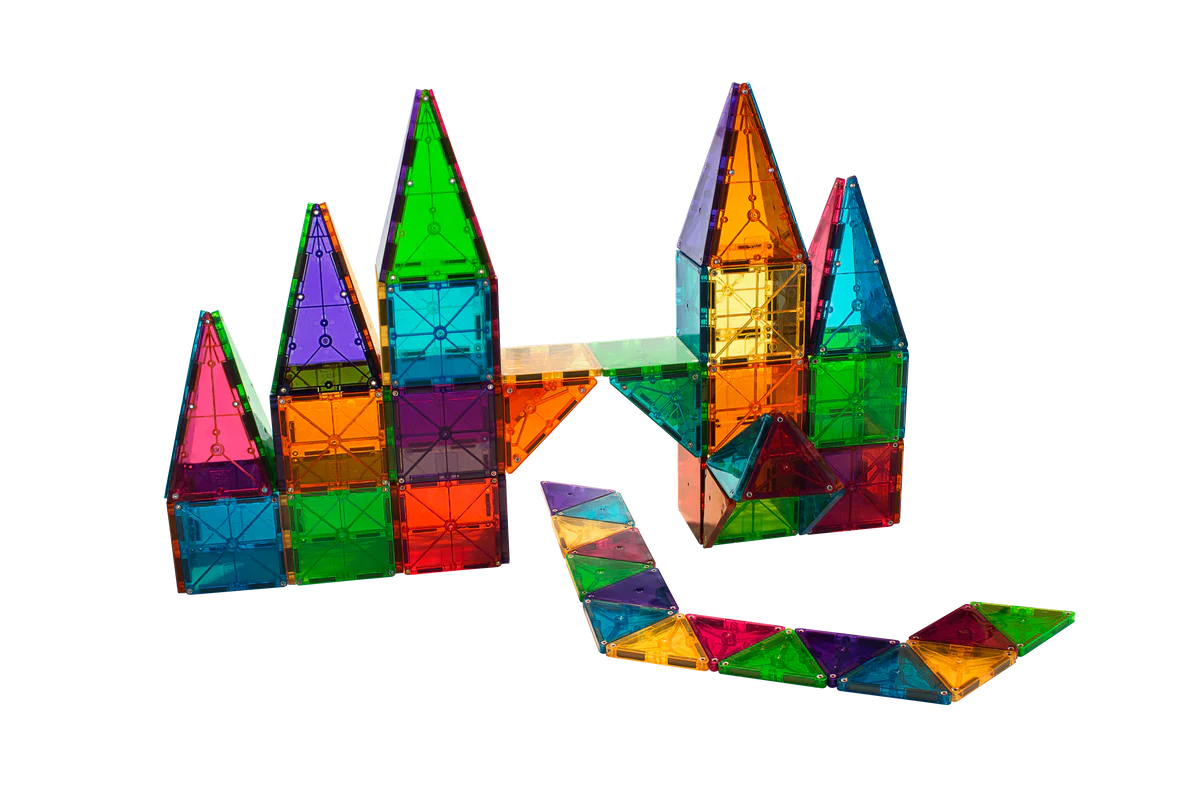 Magnatiles Clear Colors - 100 pieces