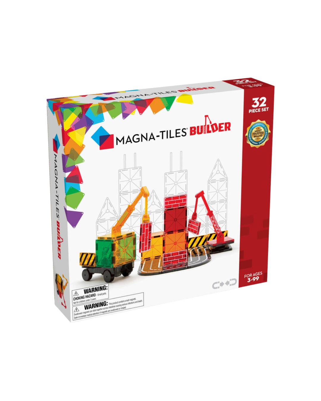 Magna-Tiles Builder 32-Piece Set