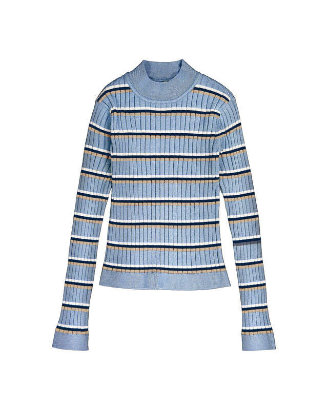 Knit Mockneck- Iceberg
