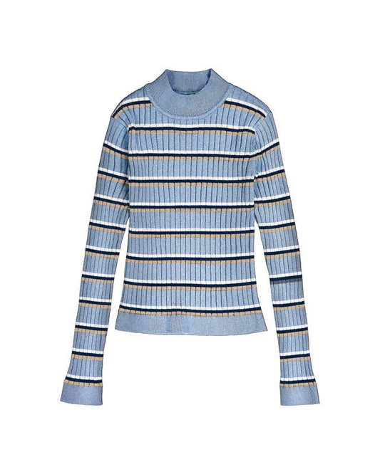 Knit Mockneck- Iceberg