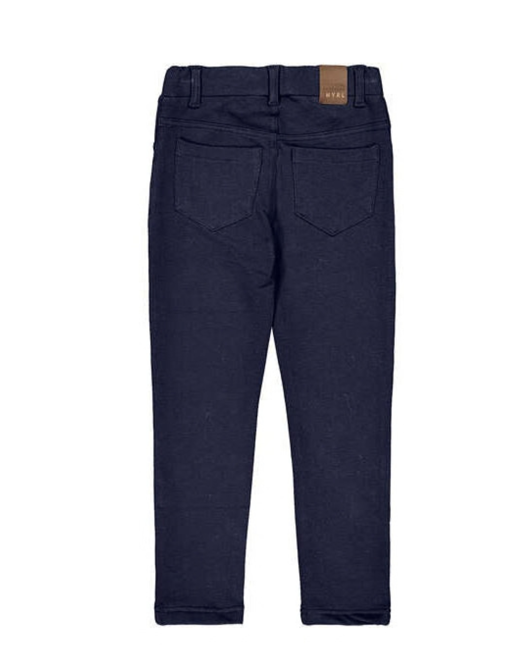 Navy Fleece Basic Trousers