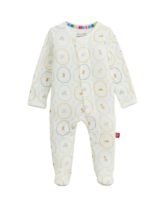 Nursery Magic Cream Modal Footie