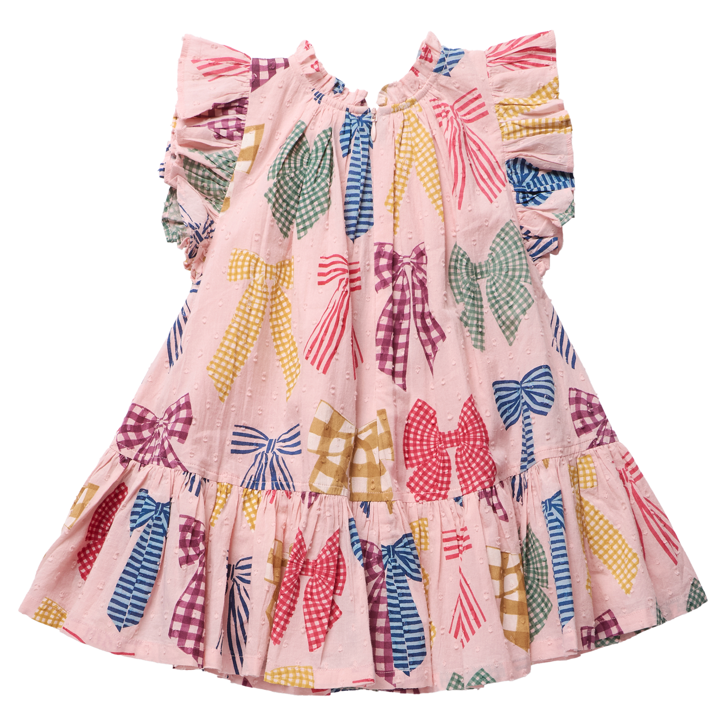 Patterned Bows- Harper Dress