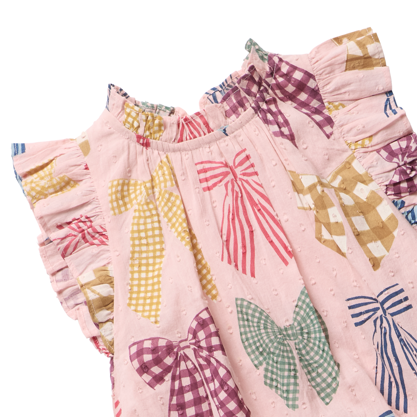 Patterned Bows- Harper Dress