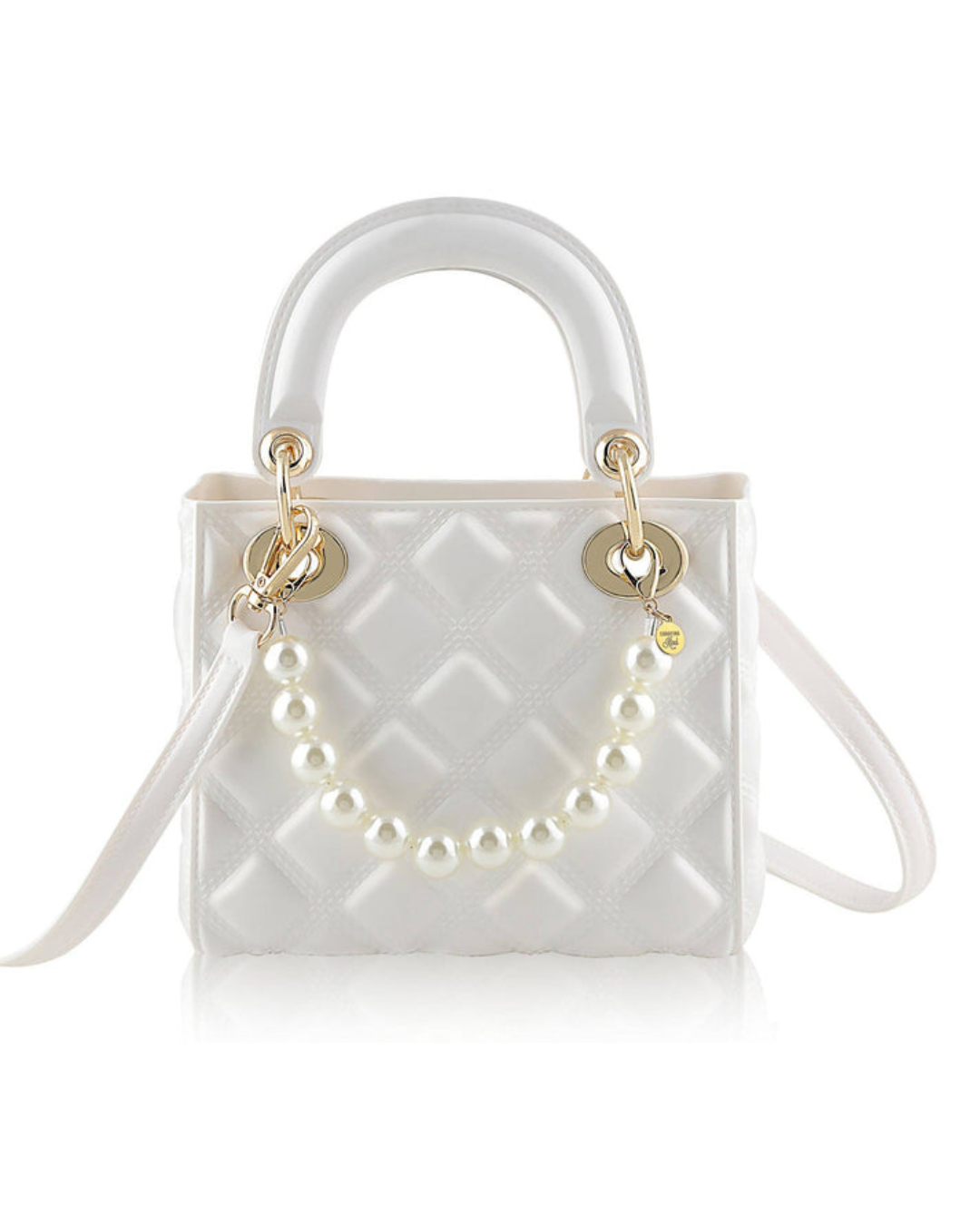 Pearl Quilted Jelly White