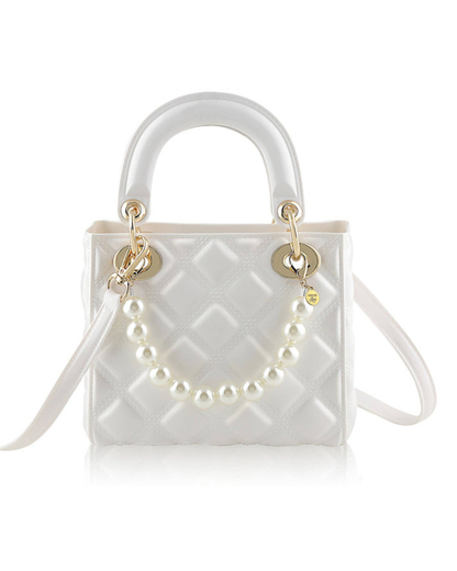 Pearl Quilted Jelly White