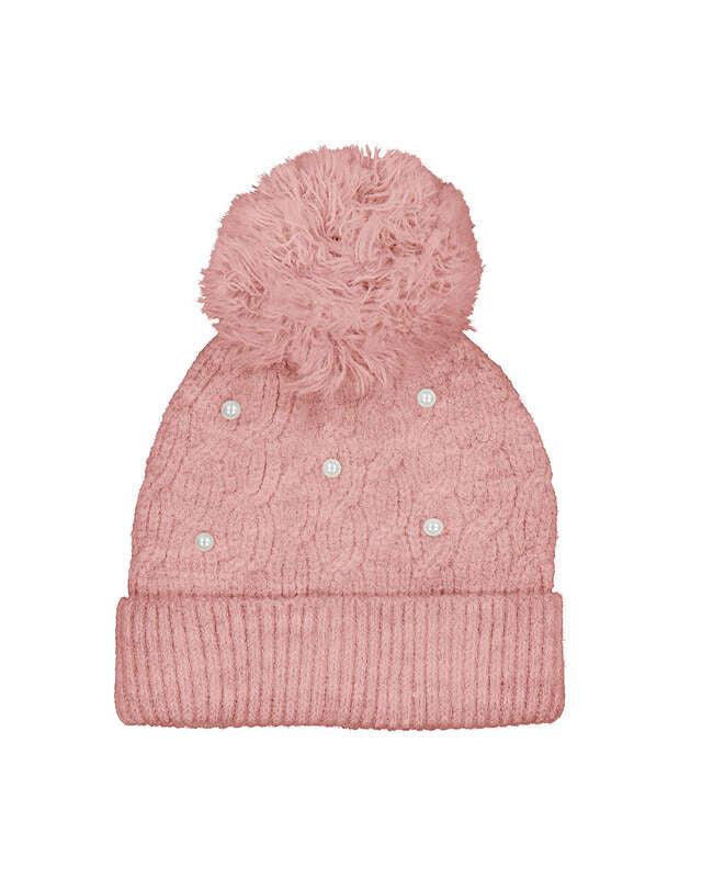 Pearl Knit Hat- Pastel Mix