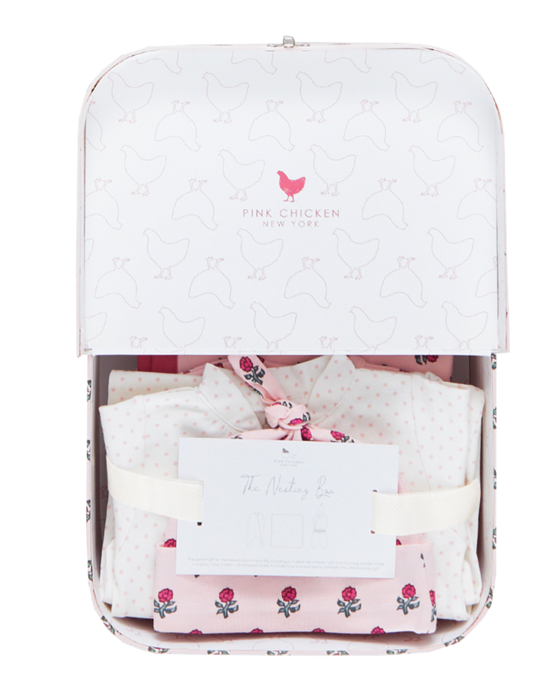 Nesting Box Baby Take Home Set- Pink Tiny Flowers