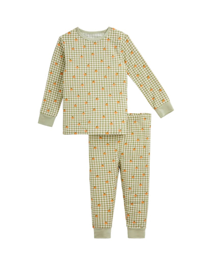 Pumpkin Plaid Modal Pajamas