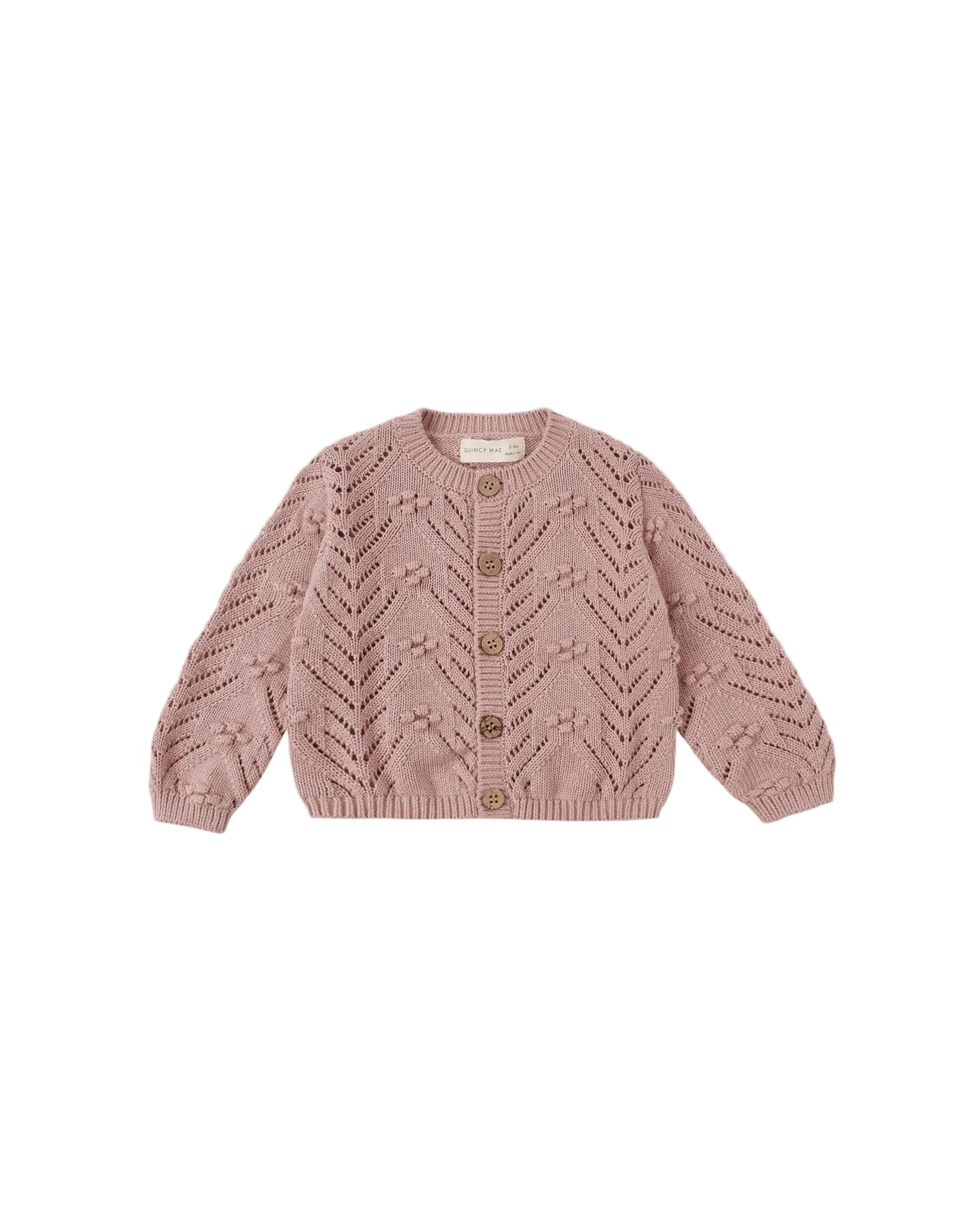 Knit Cardigan Mauve
