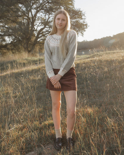 Fair Isle Sweater Sage