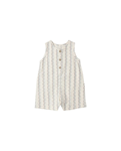 Mavrick Romper Wave Stripe