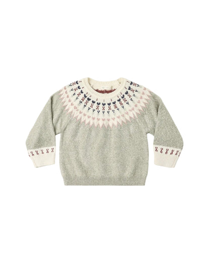 Fair Isle Sweater Sage