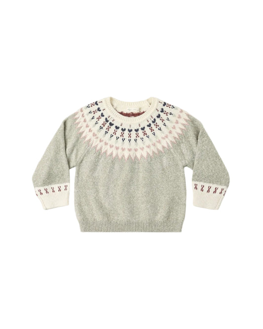 Fair Isle Sweater Sage