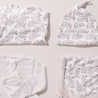 Nesting Box Baby Take Home Set- Baby Elephants