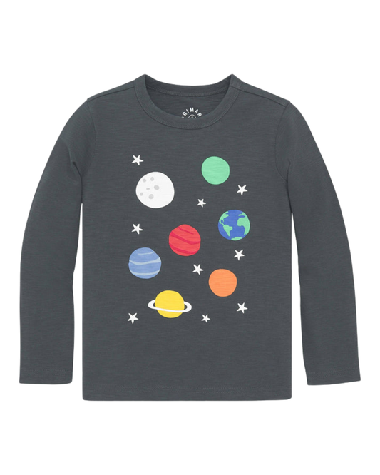 Long Sleeve Rainbow Galaxy Tee