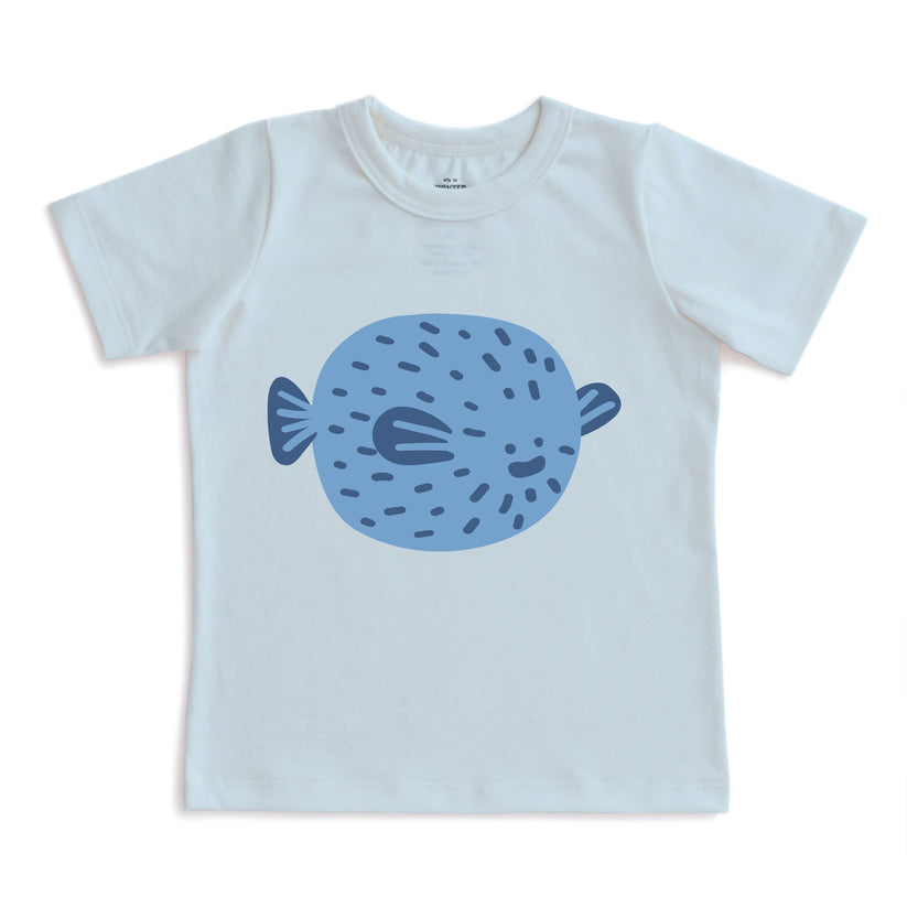 Short-Sleeve Graphic Tee- Puffer Fish