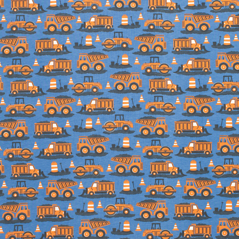 Short Sleeve Tee - Roadwork Orange & Blue