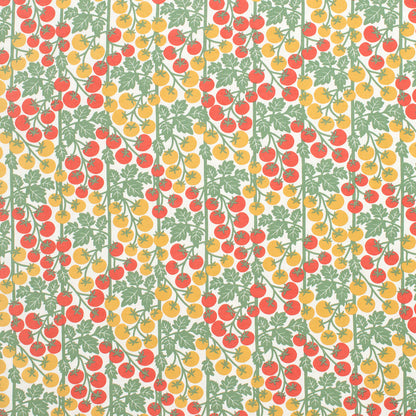 Alberta Dress - Tomato Vines Red and Yellow