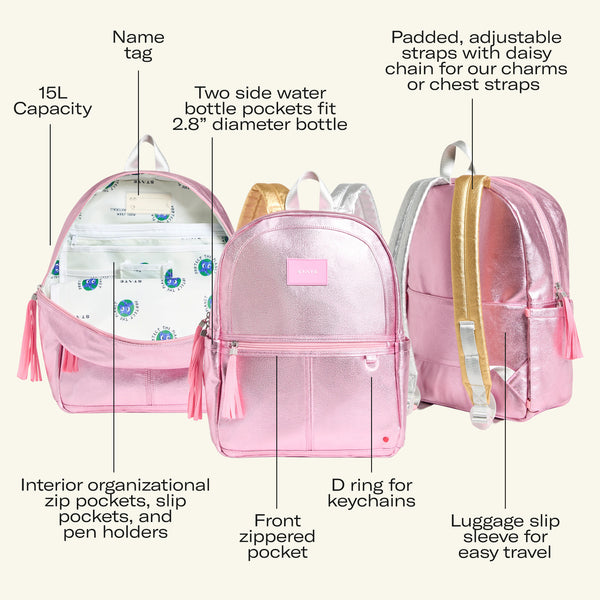 Kane Backpack- Rainbow Cloud