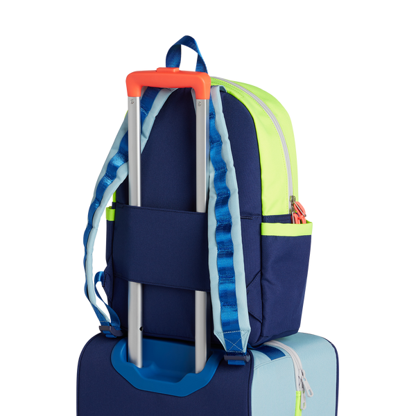 Kane Backpack- Navy/Neon