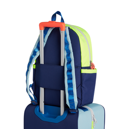 Kane Backpack- Navy/Neon