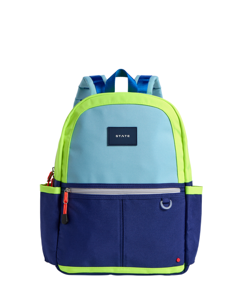 Kane Backpack- Navy/Neon