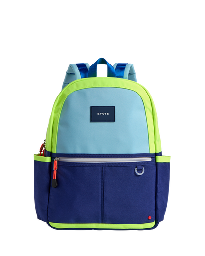 Kane Backpack- Navy/Neon