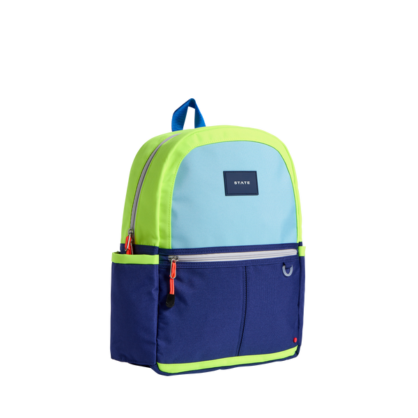 Kane Backpack- Navy/Neon