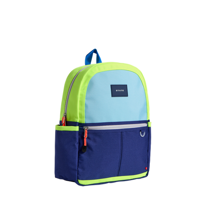 Kane Backpack- Navy/Neon