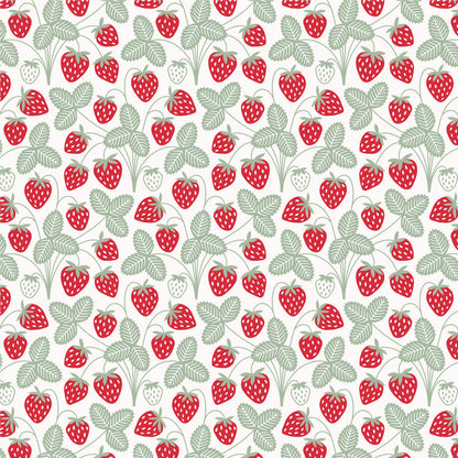 Bike Shorts- Strawberries Red & Green