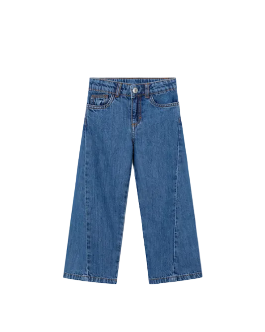 Loose Fit Dark Wide Leg Jeans