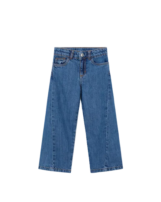 Loose Fit Dark Wide Leg Jeans