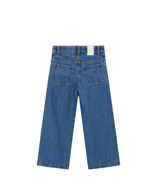 Loose Fit Dark Wide Leg Jeans
