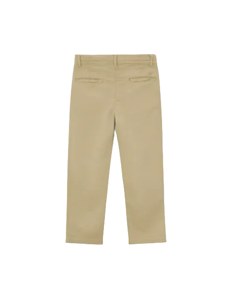 Mocha Linen Relaxed Chino Pants