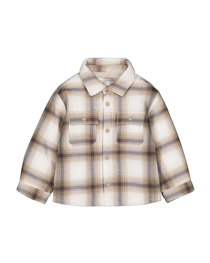 Checkered Shirt- Cookie