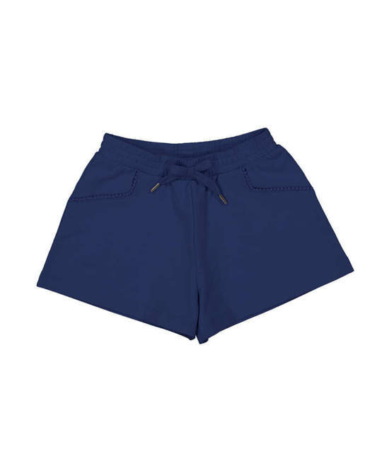 Navy Chenille Shorts