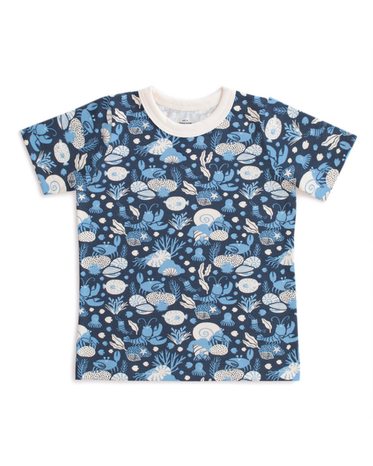 Short-Sleeve Tee- Ocean Life Navy