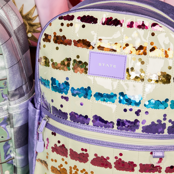Kane Backpack- Lilac Quilt