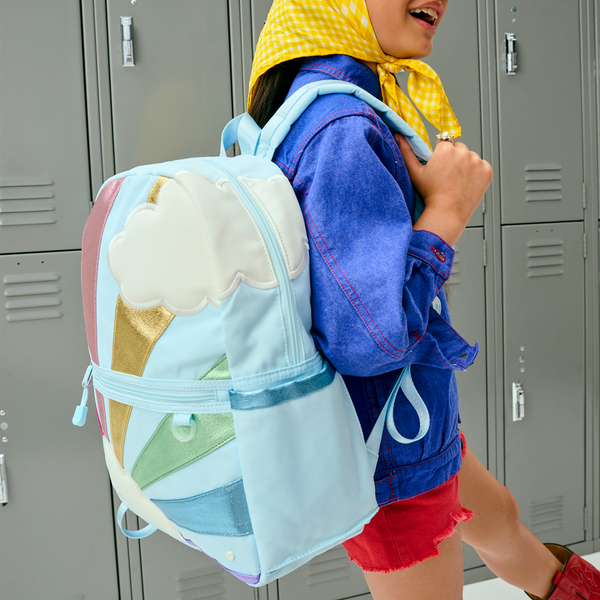 Kane Backpack- Rainbow Cloud