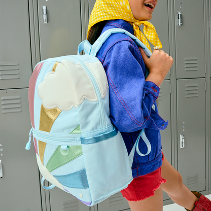 Kane Backpack- Rainbow Cloud